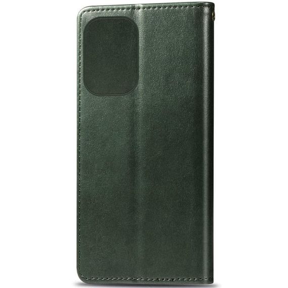 Кожаный чехол-книжка GETMAN Gallant (PU) для Xiaomi Redmi 13 4G / Poco M6 4G Зеленый | Зображення 3