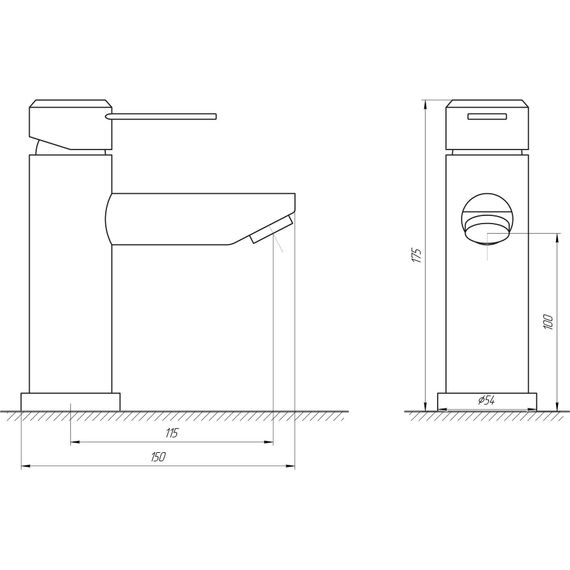 Змішувач для раковини Globus Lux WIEN SBT2-101 | Зображення 1