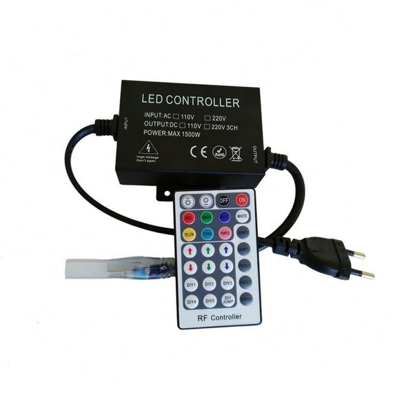 Контролер 220V NEON RGB 10х20 - AC-2 (1500W; RF; 28K) | Зображення 1