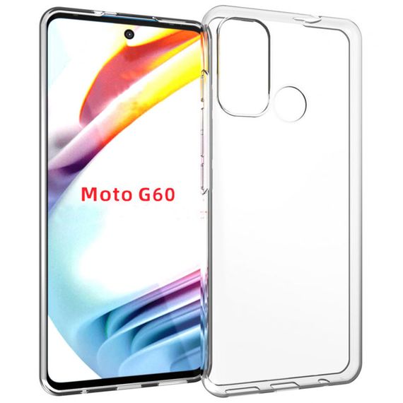TPU чехол Epic Transparent 1,5mm для Motorola Moto G60 Бесцветный (прозрачный)