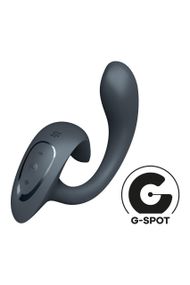 Вібратор для стимуляції точки G і клітора Satisfyer G for Goddess 1 темно-сірий Sex Aura
