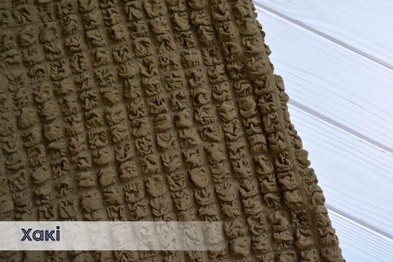 Чохол на 2-х місний диван, жатка хакі | Зображення 1