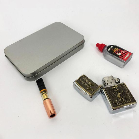 Необычная зажигалка N2 | Подарок зажигалка парню | Зажигалка в YK-537 подарочном футляре | Зображення 4