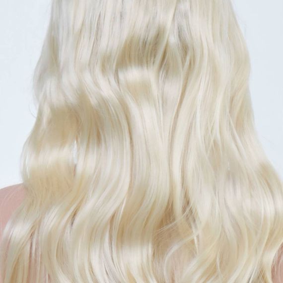 Перука довга кучерява з чубчиком Fetish Hair світлий блонд, 60 см | Зображення 3