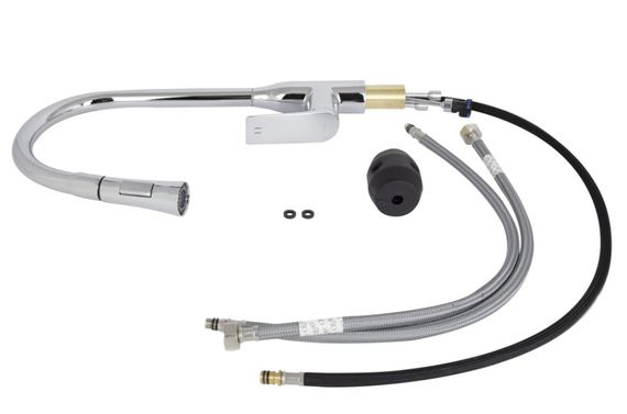 Змішувач для кухні Qtap Vlasta New з висувним виливом QTVLA344CRM45646 | Зображення 1