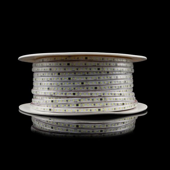 Світлодіодна LED стрічка PROLUM™ 2835\120 IP67 220V Series "S", Тепло-Білий (2800-3200K) | Зображення 1