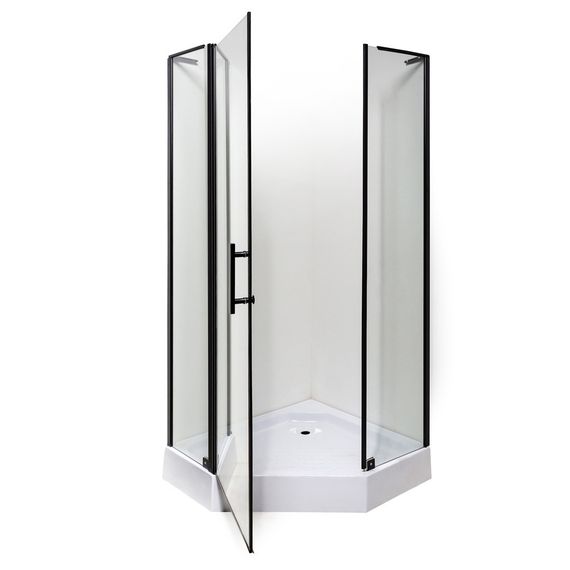 Душова кабіна Insana Ethna Black P91 B 90x90x200 дрібний піддон | Зображення 1