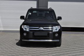 Передняя защита ST008 (нерж.) для Mitsubishi Pajero Wagon III