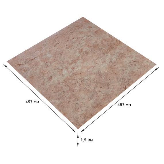 Самоклеюча LVT плитка 457х457х1.5мм (D) SW-00002457 | Зображення 3