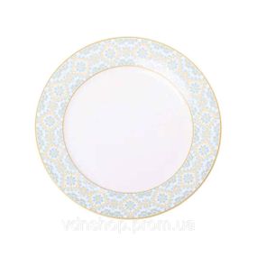 Тарелка сервировочная фарфоровая 26.5 см с орнаментом HP-7-738