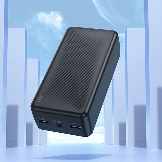 Портативний ЗП Power Bank BOROFONE BJ56B Graceful 22,5W+PD20W 30000 mAh Black | Зображення 3