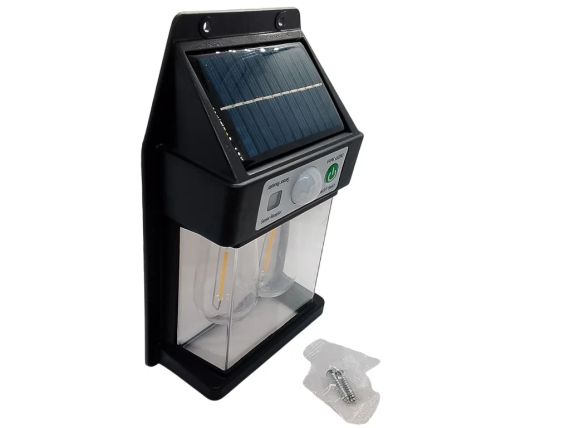 Настінний ліхтар із сонячною панеллю YX 777-2W — яскраве автономне освітлення | Зображення 1