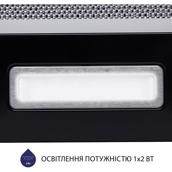 Витяжка кухонна Minola HTL 5714 BL 1100 LED | Зображення 4