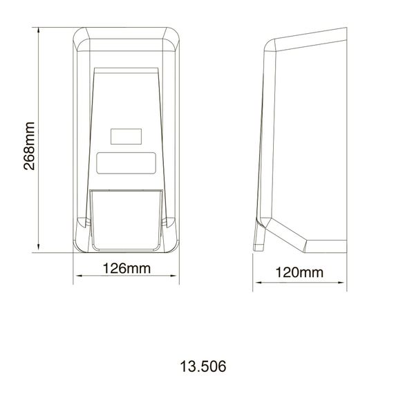 Диспенсер для рідкого мила HOTEC 13.506 ABS White | Зображення 4