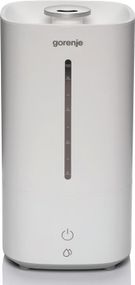 Зволожувач повітря Gorenje 5 л/20 м2/ ультразвуковий/ автовідключення/холодна пара/біла (H45W)