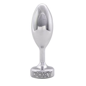 Металева анальна пробка DOXY Butt Plug SMOOTH, гладенька, діаметр 3,3 см Sex Aura
