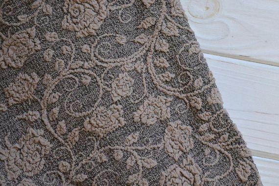 Жакардові чохли на стільці Roza з спідницею Бежеві | Зображення 1