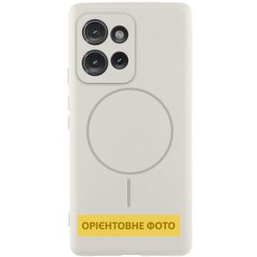 Чехол Silicone Cover Lakshmi Full Camera (AA) with MagFit для Motorola Edge 60 / 60 Fusion Черный / Black Білий / White