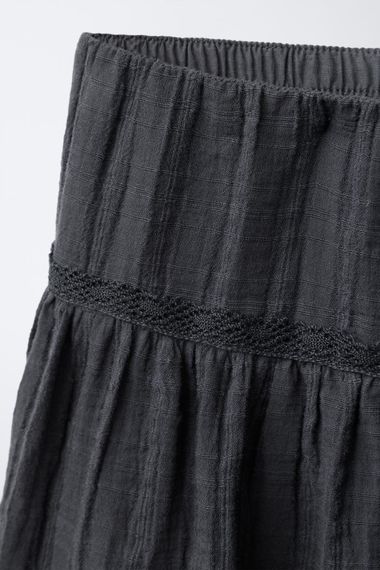 Підліткова спідниця-шорти для дівчинки Zara 156 см Темно-сіра (26021011E) | Зображення 2