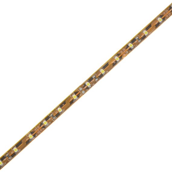 Светодиодная лента негерметичная холодный оттенок 12V 4.8W 3528 BROWN PCB CW IP20 1m (BY-022/60) | Зображення 7