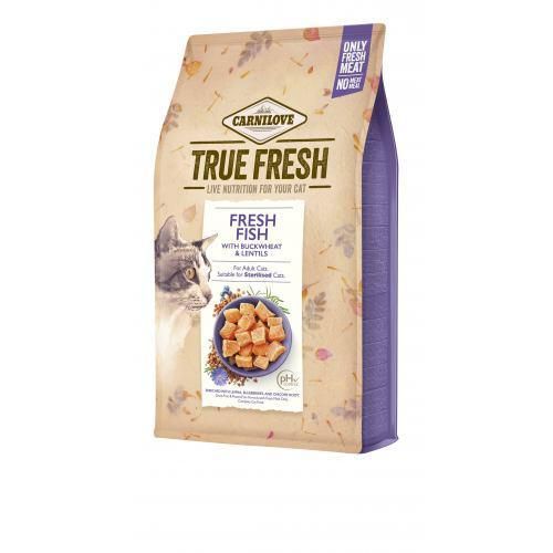 Сухий корм Carnilove True Fresh Cat для дорослих кішок, з рибою, 340 г