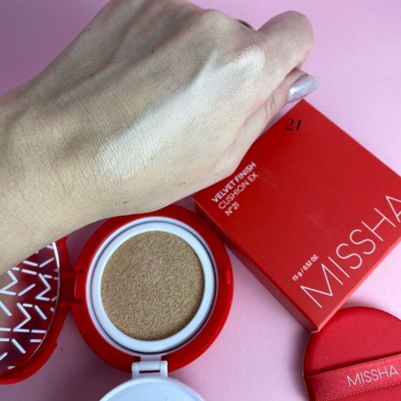 Крем-кушон з оксамитовим фінішем Missha Velvet Finish Cushion - №23 (14 g) | Зображення 1
