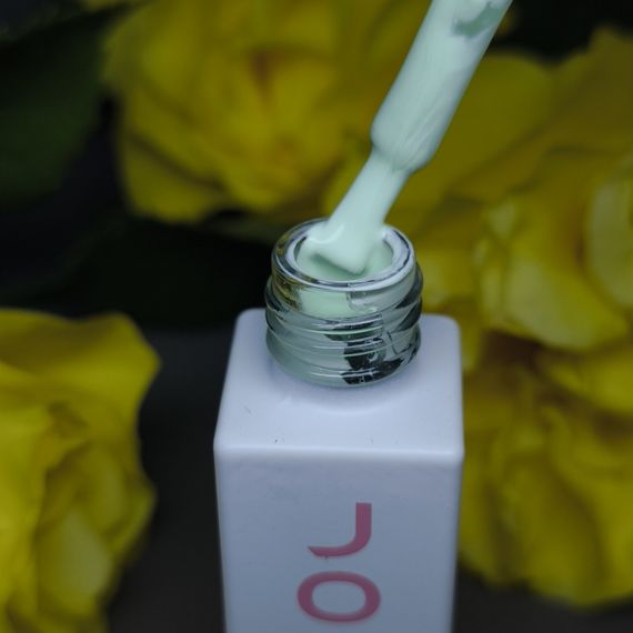 Гель-лак JOIA vegan Macarons 147 колір снігової м'яти, 6мл