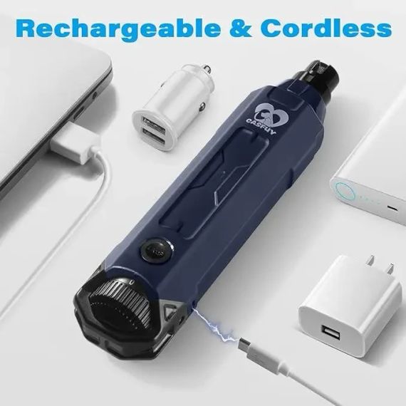 Триммер для кігтів собак Casfuy Professional Pet Nail Grinder N60 (чорний) | Зображення 1