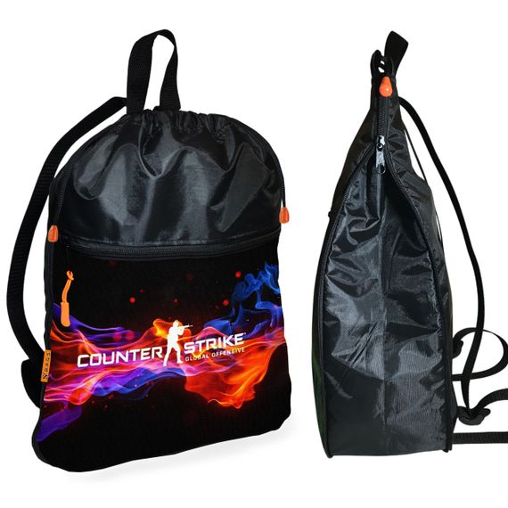 Шкільний рюкзак дитячий Counter-Strike + Сумка для взуття спортивної форми рюкзак-мішок для хлопчика (01697) | Зображення 1