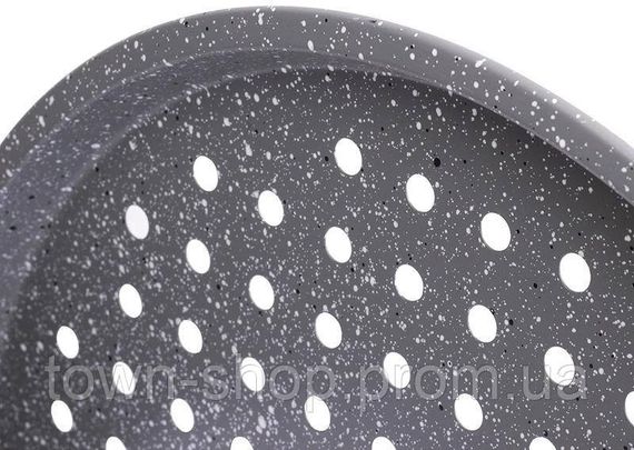Форма для выпечки пиццы Kamille Bakery Marble Ø33см перфорированная KM-6019M | Зображення 2