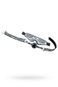 Кружевной набор Toyfa Marcus (маска и кляп), серебристый sexstyle