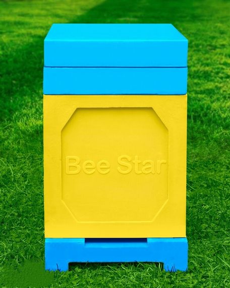 Вулик ППУ “BeeStar” (1 корпус Дадан 300 мм + годівниця на 6 рамок) – кольоровий | Зображення 1