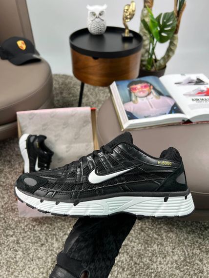 Чоловічі кросівки P-6000 S Reflective Black White весна / літо / осінь A3828