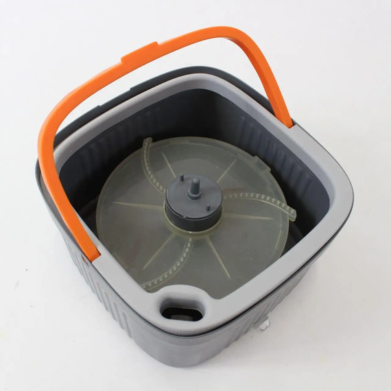Комплект швабра с ведром для мытья полов Mop with bucket K10, с отжимом / Складная швабра | Зображення 5