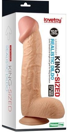 Фалоімітатор - King-Sized Realistic Dildo 10.5" Sex Aura | Зображення 6
