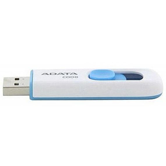 USB флеш накопичувач ADATA 32GB C008 White USB 2.0 (AC008-32G-RWE) | Зображення 3