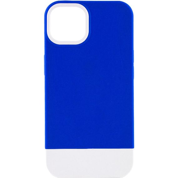 Чохол TPU+PC Bichromatic для Apple iPhone 12 Pro Max (6.7") Navy Blue / White