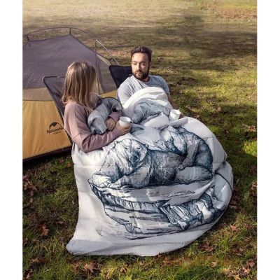 Спальный мешок Naturehike двомісний NH21MSD06 темно-синій (6927595795323) | Зображення 4