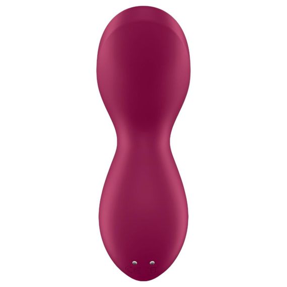Вибратор для клитора с жемчужной стимуляцией Satisfyer Exciterrr Berry, 2 независимых мотора sexstyle | Зображення 4