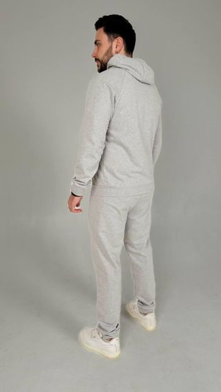Чоловічий спортивний костюм база сірий | Зображення 6