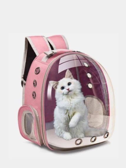 Переноска-рюкзак ілюмінатор для котів та собак зі сферичним ілюмінатором | Зображення 3
