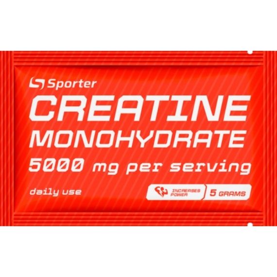 Креатин моногідрат Sporter Creatine Monohydrate 5 g