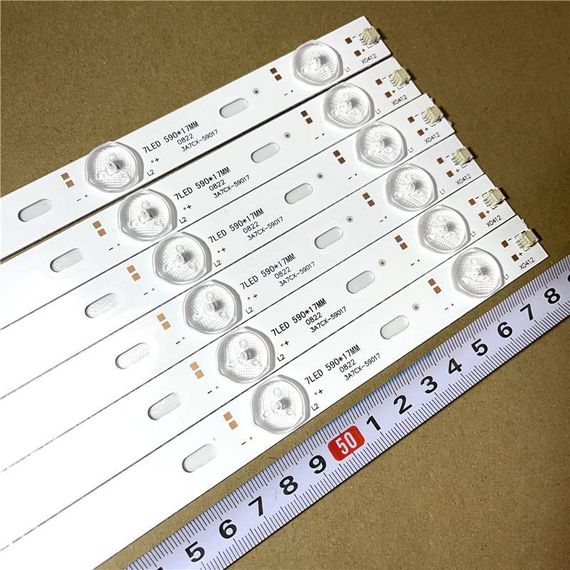 LED підсвітка універсальна TV 19-42" 7-led 6V 590mm 3A7CX-59017 X0412 1шт. | Зображення 2