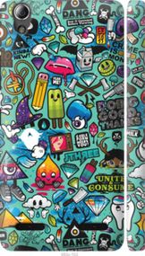 Чохол на Lenovo A6000 Стікер бомбінг 1 "693m-103-24368"