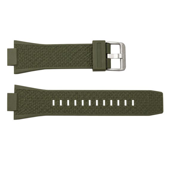 Ремінець для годинника Skmei 2337 Army Green силіконовий тактичний колір хакі