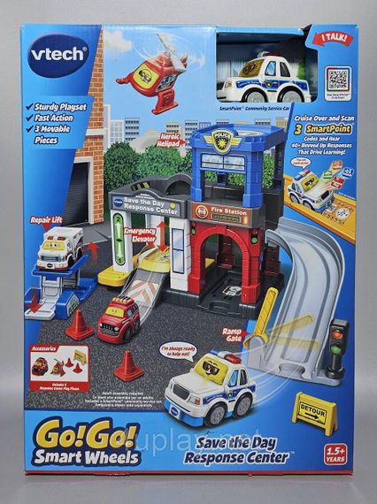 Игровой набор VTech Go! Go! Smart Wheels Служба спасения Центр реагирования Save The Day Response Center | Зображення 3