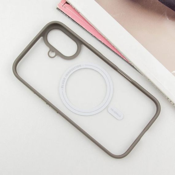 TPU+PC чохол Blueo Skin Friendly Frosted with MagSafe для Apple iPhone 16 (6.1") | Зображення 2