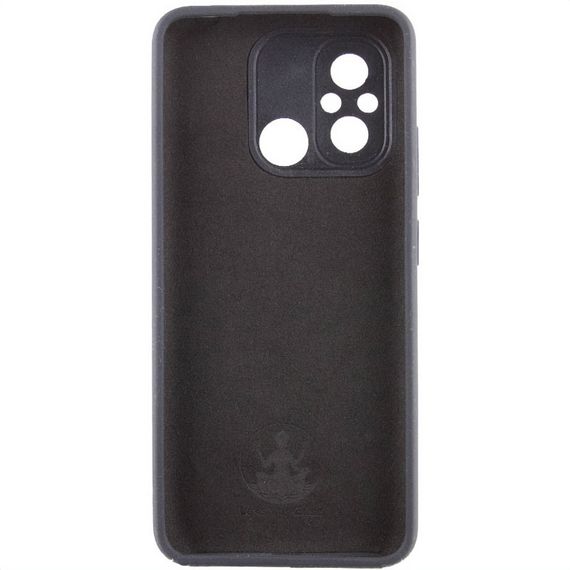 Чехол Silicone Cover Lakshmi Full Camera (AAA) для Xiaomi Redmi 12C Черный / Black | Зображення 2