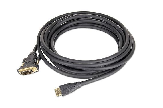Кабель Cablexpert CC-HDMI-DVI-10, HDMI тато/DVI тато, позолочені коннектори, 3 м | Зображення 1