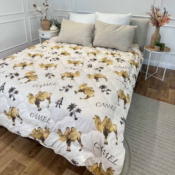Ковдра полуторна з верблюжої вовни Arda Camell wool 21427 150х210 см | Зображення 4